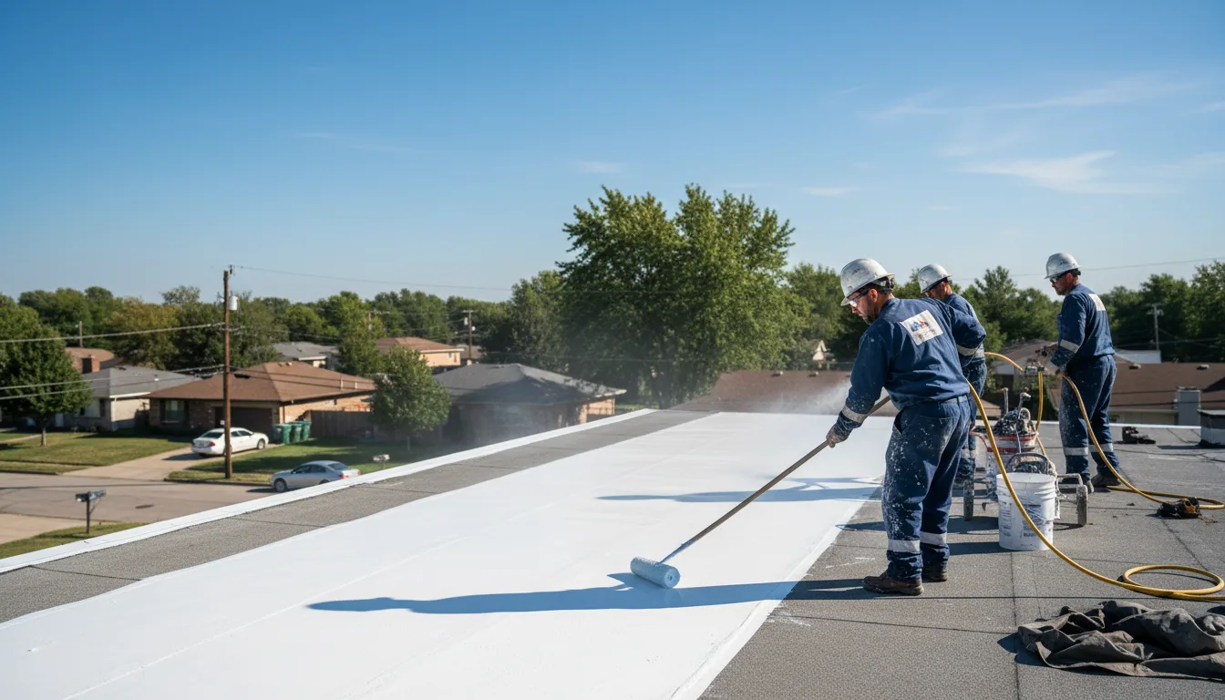 Commercial roof coating in Hamilton, MO near me